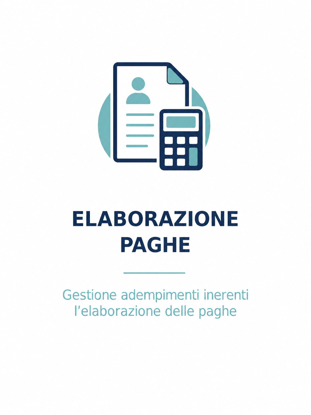 Elaborazione paghe e buste paga